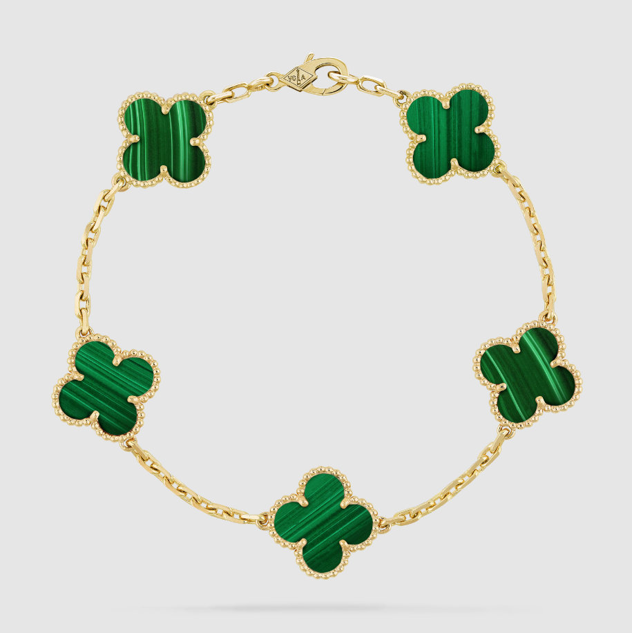 Vintage Alhambra bracelet, 5 motifs